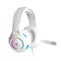 Headset Gamer com LED RGB e Microfone com Cancelamento de Ruído Som Imersivo e Conforto Extremo