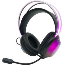 Headset Gamer Com Led RGB Os Fone Tem Conexões USB e P3,5mm Com Almofadas Microfone omnidirecional