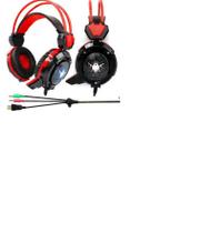 Headset Gamer Com Microfone Led E Cabo P2 Usb Gh-X30 Infokit