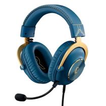 Headset Gamer Com Microfone Logitech G PRO X Edicao League Of Legends Azul