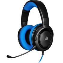 Headset Gamer Corsair HS35 Stereo 2.0 Preto e Azul P2 CA-9011196-NA