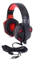 Headset Gamer Dust Vermelho Celular PC Console Haste Ajustável Almofada Confortável BB19200