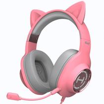 Headset Gamer Edifier G2 II Over-Ear - LED RGB - Som Virtual 7.1 Surround - USB - Rosa - G2II-PK Headset Gamer Edifier G2 II Over-Ear - LED RGB - Som Virtual 7.1 Surround - USB - Rosa - G2II-PK