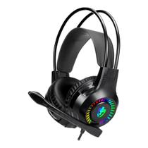 Headset Gamer Evolut Apolo, LED Rainbow, Drivers 40mm, Preto - EG-304