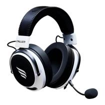 Headset Gamer Fallen Morcego Pro Bluetooth e Wireless 2.4ghz 7.1 Branco e Preto Headset Gamer Fallen Morcego Pro Bluetooth e Wireless 2.4ghz 7.1 Branco e Preto