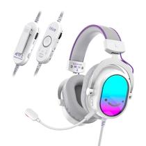 Headset Gamer Fifine Ampligame H16 USB 7.1 RGB Branco Headset Gamer Fifine Ampligame H16 USB 7.1 RGB Branco