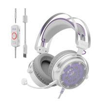 Headset Gamer Fifine Ampligame H18 P3 USB 7.1 Branco Headset Gamer Fifine Ampligame H18 P3 USB 7.1 Branco