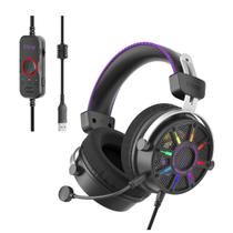 Headset Gamer Fifine Ampligame H19 USB 7.1 RGB Preto Headset Gamer Fifine Ampligame H19 USB 7.1 RGB Preto