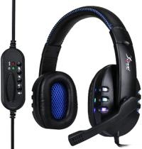 Headset Gamer Fone Com Microfone Pc Usb Led Jogo Profissional - Knup