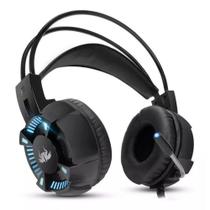 Headset Gamer Fone De Ouvido 7.1 Led Com Microfone P2 Usb - Knup