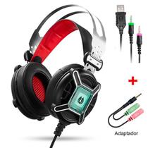 Headset Gamer Fone de Ouvido com LED MH9 Preto Headset Gamer Fone de Ouvido com LED MH9 Preto