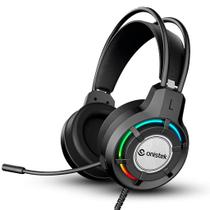 Headset Gamer Fone de Ouvido com Microfone Flexivel P3 USB para Pc Notebook Smartphone Led RGB