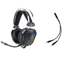 Headset Gamer Fone De Ouvido Led Rgb Microfone Com Fio 50mm Headset Gamer Fone De Ouvido Led Rgb Microfone Com Fio 50mm