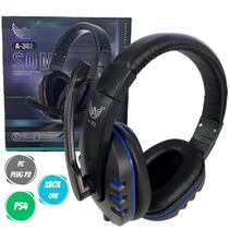 Headset Gamer Fone De Ouvido P2 Compatível Pc Celular Note PS4 Xbox