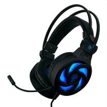 Headset Gamer Fone Microfone P2 Led Usb Pc/Ps4 - Preto