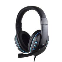 Headset Gamer Fone Ouvido Com Microfone Azul - KG