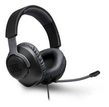 headset gamer fone p2 JBL Quantum preto ps4 ps5 concha abafa som com fio microfone headfone - Kit de Produtos