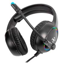 Headset Gamer Fortrek Holt, Driver 50mm, LED RGB, P2, USB, Adaptador P3, Preto - 70552