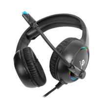 Headset Gamer Fortrek Holt P2 + USB RGB Preto