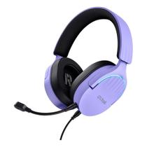 Headset Gamer GXTrust 490P Fayzo 7.1 Surround, RGB, Setup Lilás, Lilás - 25303