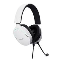 Headset Gamer GXTrust 490W Fayzo, Som Surround 7.1, RGB Microfone Destacável, Cancelamento de Ruído, Branco - 25302
