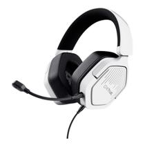 Headset Gamer GXTrust 492W Carus, Multiplataforma, P3, Microfone Destacável, 3.5mm, Branco - 25448
