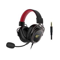 Headset Gamer Havit 3.5mm H2008D Preto e Vermelho