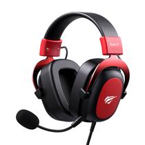 Headset Gamer Havit Gamenote H2002d Mic Removível Preto Vermelho