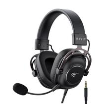 Headset Gamer Havit Gamenote H2002Y 3.5mm Microfone Removível Preto/Cinza