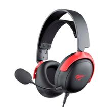 Headset Gamer Havit Gamenote H2015F, 3.5mm, Drivers 53mm, Preto/Vermelho