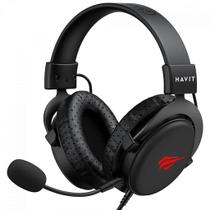 Headset Gamer Havit H2015D, 3.5mm, Drivers de 50mm, Preto/Vermelho