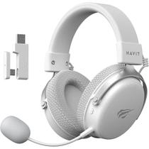 Headset Gamer Havit H2015Pro, Sem Fio, 5 Modos - Multiplataform, Branco Headset Gamer Havit H2015Pro, Sem Fio, 5 Modos - Multiplataform, Branco