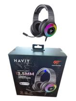 Headset Gamer Havit H2042d Ps4/ps5/xbox/pc 3.5mm/usb Luz Rgb