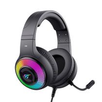 Headset Gamer Havit H2042d, Rgb, Driver 50mm, Usb E P2 Preto