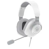 Headset Gamer Havit H2230u Usb 7.1 50mm Cinza/Branco