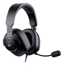 Headset Gamer Havit H2230u Usb Único Microfone Removível Cor Preto