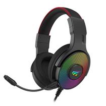 Headset Gamer Havit, RGB, 3D Surround Stereo, Drivers 50mm, USB, Preto - HV-H2028U