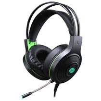 Headset Gamer Hoopson, LED Verde, USB, Microfone LED, Driver 40MM, Preto - F-101 - VD