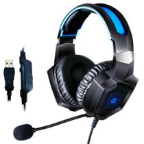 Headset Gamer HP H320GS - com Controle de Volume e Microfone - Conector USB - LED - 8AA14AA
