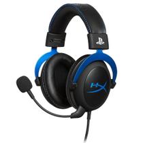 Headset Gamer HyperX Cloud Blue PS4, Conexão 3.5mm, Driver 53mm, Cancelamento de Ruído, Preto/Azul - 4P5H9AAABL