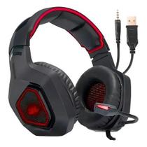 Headset Gamer Knup KP488 Over-ear Led Microfone - Headset Gamer Knup KP488 Over-ear Led Microfone -