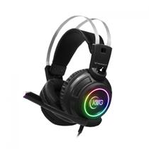 Headset Gamer KWG Taurus P1 RGB Drivers De 50mm USB Preto