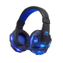 Headset Gamer Led Azul Knup Kp-397
