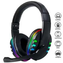 Headset Gamer Led Vermelho Preto Pronta Entrega