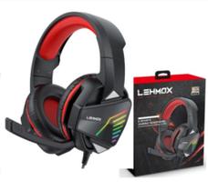 Headset Gamer Lehmox Hyper GT-F10, Led RGB