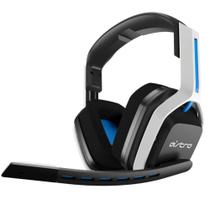 Headset Gamer Logitech ASTRO A20 PS5 Bluetooth 939-001877-V Branco e Azul