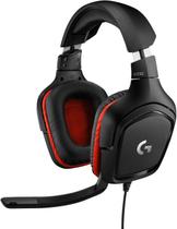 Headset Gamer Logitech G G332 - Preto/vermelho Cor Black cor:Black