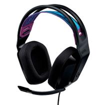 Headset Gamer Logitech G335, 3.5mm para PC/PlayStation/Xbox/Switch/Mobile, Driver 40mm, Arco Ajustável, Preto - 981-000977