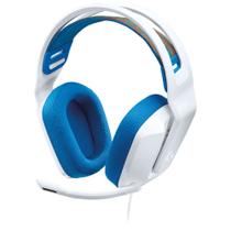 Headset Gamer Logitech G335 - com Fio - Driver 40MM - Branco e Azul