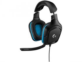 Headset Gamer Logitech G432 7.1 Surround - USB Preto